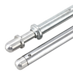 Window Net Mount Kit Spring Loaded Round Bar Installation Kit Pin Type Round Top Bar